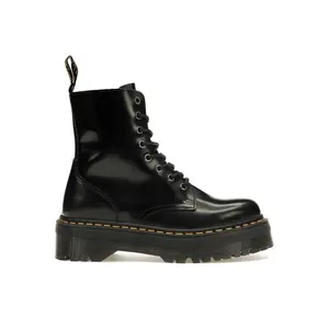 Dr. Martens Men's Jadon Platform Boots Black Smooth Leather, from StockX