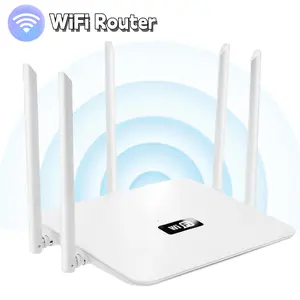 WiFi Router with 5-Antenna, WiFi Hotspot Router,Routers for Wireless Internet,Gaming Router,Wireless Internet Router for Streaming,Covers up to 5,000 Sq. ft and 50 Devices,Home & Business