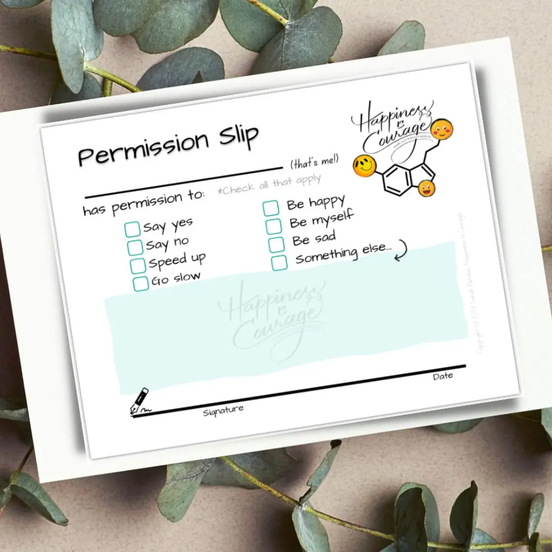 Affirmation Permission Slips - 25 sticky notes per pad
