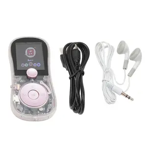 Portable HiFi Digital Music Player Pink 200mAh 1.77 inch LCD Screen MP3 MP4 Music Player Fingertip Gyroscope E Book for Indoor