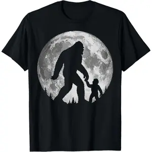 Bigfoot Son Father's Day Matching T-Shirt