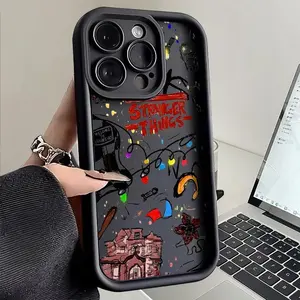 "Stran ger Thin gs" themed phone case, suitable for iPhone 17 Air Pro ProMax, 16Plus, 16E, 15, 14, 13, 12, 11, X, XS,  as Samsung S26 - S21 and Samsung A series phones. An excellent protective phone case that offers great value for money, with strong