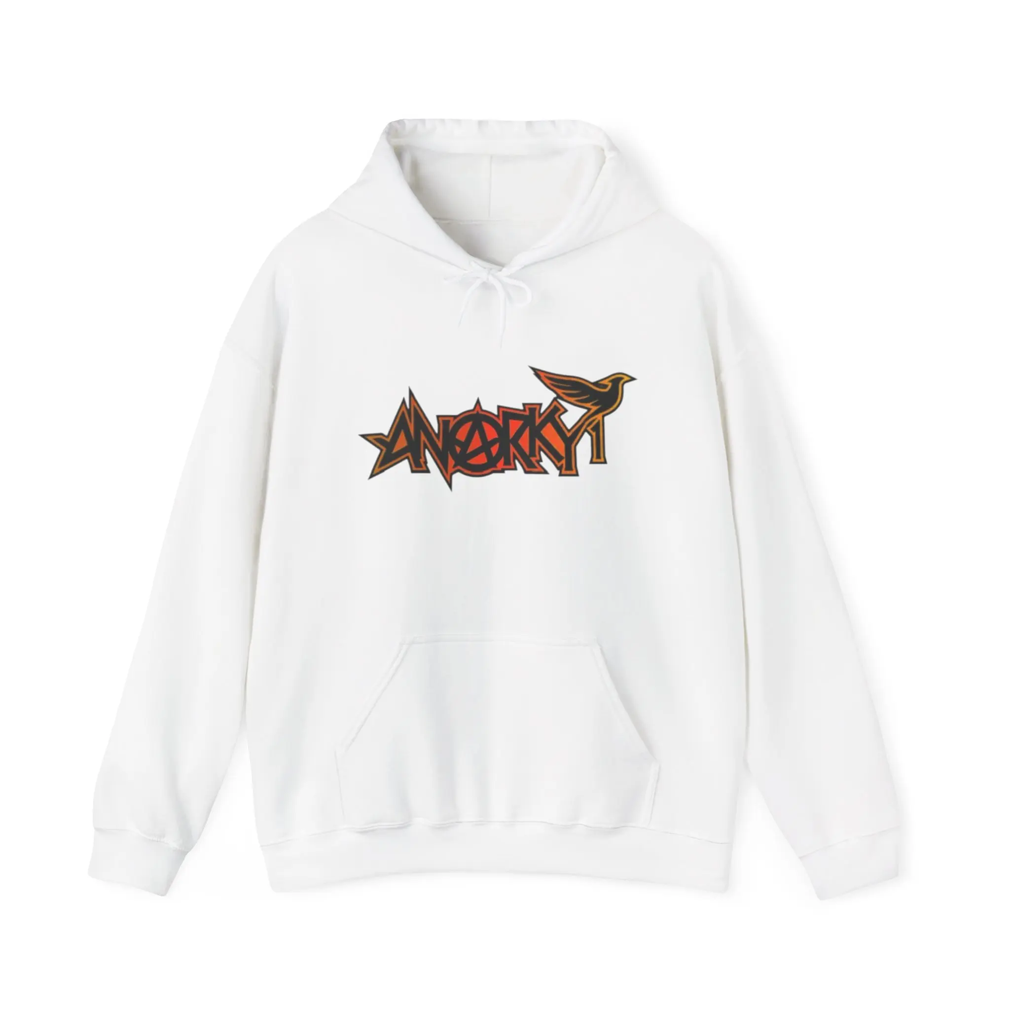 Anarchy Fox Hoodie | Graffiti Anarchy Symbol, Fox Graphic Hooded Sweatshirt