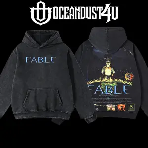 OceanDust4U Fable Hero of Oakvale Cotton Hoodie - Menswear Tops, Fabric with Who you are is not always who you will become
