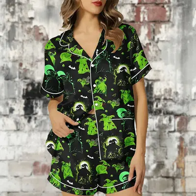 Nightmare Before Christmas Sally Women's Velour Pajama Shorts