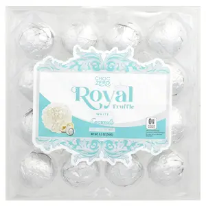 ChocZero Royal Truffle, White, Coconut, 8.5 oz (240 g)