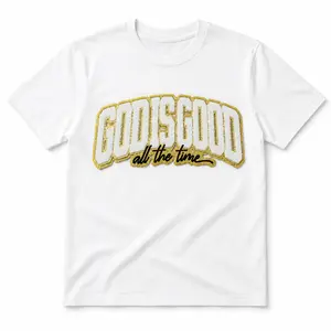 God is Good Chenille Patch Tee