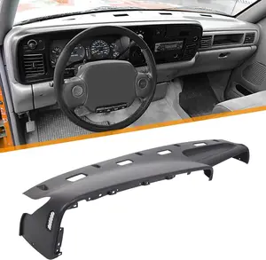 Dash Replacement Compatible with 1994-1997 Dodge Ram 1500 2500 3500 Gray Top Dash Panel Cover Dashboard Replace for Part Number # 5EY72RC8