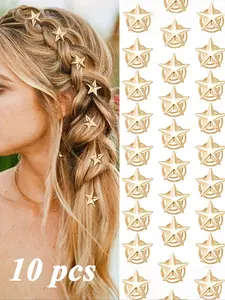 Elegant Star Hair Clips Set, Spiral Hair Pins & Vintage Bridal Hair Studs, Perfect for Weddings, Bridesmaids & Daily Use