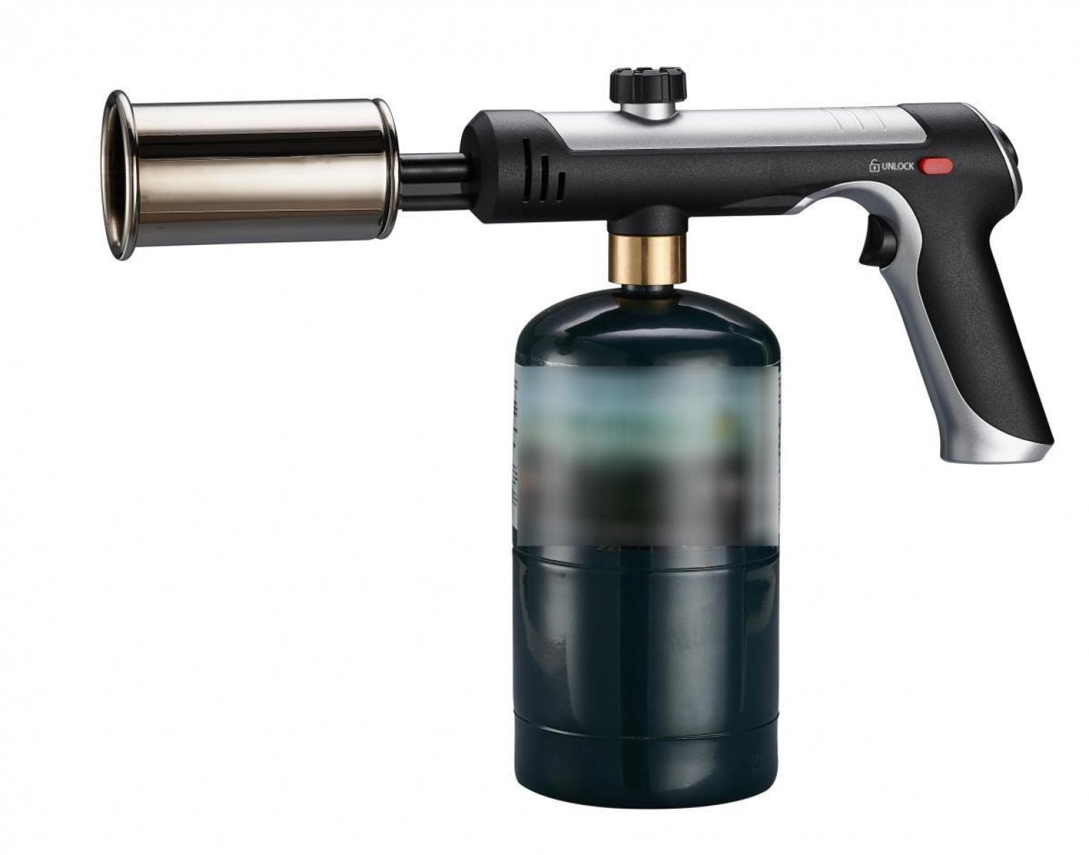 MT-920 Powerful Propane Cooking Torch, One-Button Ignition Adjustable High Flame, Heavy-Duty Searing Torch For Steak BBQ CE Certified Portable Culinary Blow Torch For Kitchen Camping Charcoal Starter, Viral Must-Have Kitchen Gadget For Chefs & Grill Maste