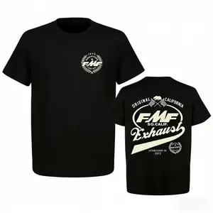 FMF Racing Fuel 1973 T-shirt – Vintage off-road motorcycle pattern T-shirt, suitable for free-spirited off-road riders, high-quality printed T-shirt, men's crew neck short-sleeve top, casual T-shirt for spring and summerUnisex, simple and casual