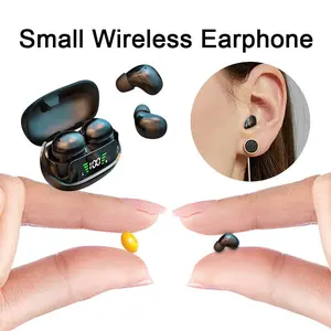 Invisible Mini Earbuds, Stylish Lightweight Design, Work-In-Ear Headphones, Sleep True Wireless Earbuds, Long Battery Life, Type-C Charging