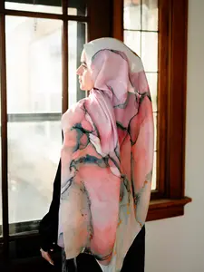 Valud Women's Signature Lux Cotton-Modal Hijab Scarf. Soft, Breathable, Lightweight Wrap or Shawl for Modest Everyday Fashion