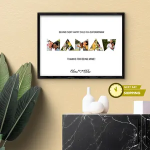 Custom Mamah Photo Frame, Custom Mom Memory Frame, Personalized Photo Gift for Mother’s Day or Birthday, Collage Wall Decor, Personalized Frame, Mom Print Photos, Mommy Daughter Collage, Custom Photo Gift, Personalized Decor, Gift For Mom