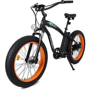 Coolboy Electric Bike 26" Fat Tire 750W Electric Mountain Bike 48V 12.5AH Removable Large Battery Adult Electric Bicycles Beach Snow Mountain Bike Hydraulic Brakes Dual Shock Absorber