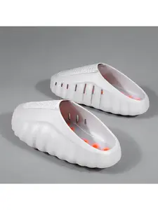 EVA Women's Shoes 2026 Four Seasons New Soft Soled Comfortable Slippers, Casual Sports Sandals, Couple Baotou Half Slippers, Thick Sole Slippers