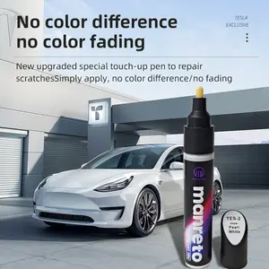 Touch Up Paint Pen Exact Color Match Car Chip and Scratch  remover Repair kit (for Tesla,Multi-color)