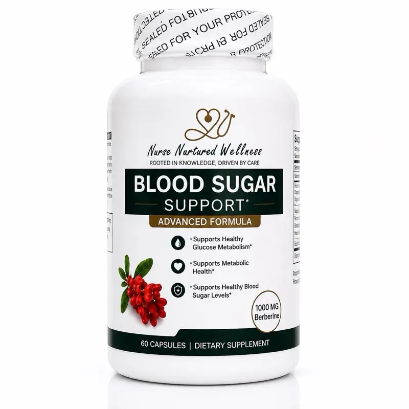 Nurse Nurtured Wellness Blood Sugar Support – 60 Capsules