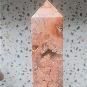 Cotton Candy Agate Tower