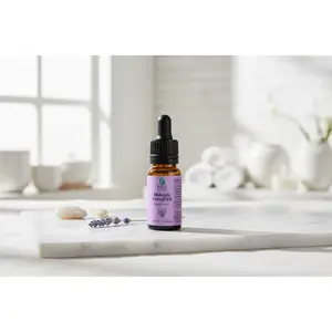 Midnight Conquer Lavender + Ylang Ylang Essential Oil Blend. - 100% Natural & Therapeutic Grade,for Aromatherapy, Relaxation, Sleep, Laundry, Stress & Anxiety Relief, Meditation, Massage, Headaches. 10ml Glass Dropper Bottle
