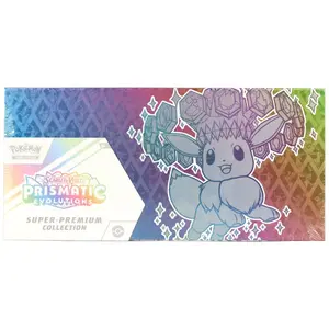 Pokemon Prismatic Evolutions Super Premium Collection Box with Prismatic Cards for Collectors