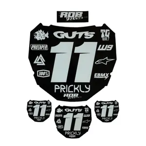 ODI Plate Decal — 11 Logo — White