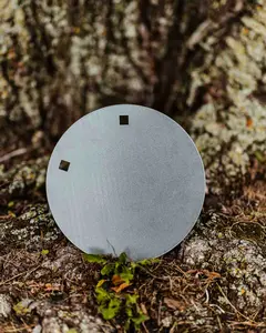 Genesis 10″ Round AR500 Steel Target Gong - 2 Hole