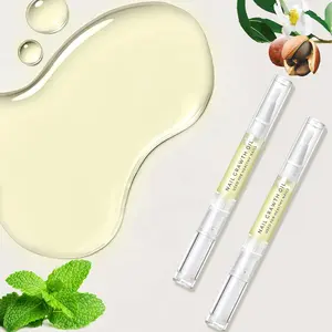 Nail Strengthening Oil, 2 Boxes Manicure Nail Care Oil with Vitamin C & Tea Tree Oil Extract, Nail Serum Oil, Nails Care Products for Women & Girls