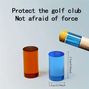 Acrylic Durable Billiards Pool Cue Stick Tips, Clear Polymer Resin Pool Table Stick  Ferrule, Colorful, for Precision Shots