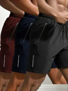 Men's Summer Casual Shorts, Comfortable Cotton Blend, Perfect for Daily Wear, Stylish and Breathable, Ideal for Beach and Park Outings