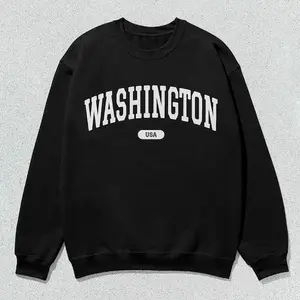 Washington Sweatshirt USA Collegiate Crewneck Sweater Unisex