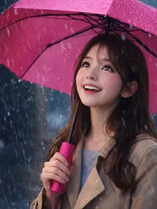 Windproof UV Protection Foldable Umbrella – Manual Open, Water-Repellent Compact Design for Daily Use