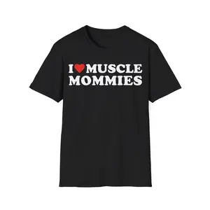 #TikTokShopRestock  Plus Size I Heart Muscle Mommies Gym Shirt |   I Love Muscle Mommies Training Unisex Tee |   Funny Bodybuilding Tshirt graphic tees