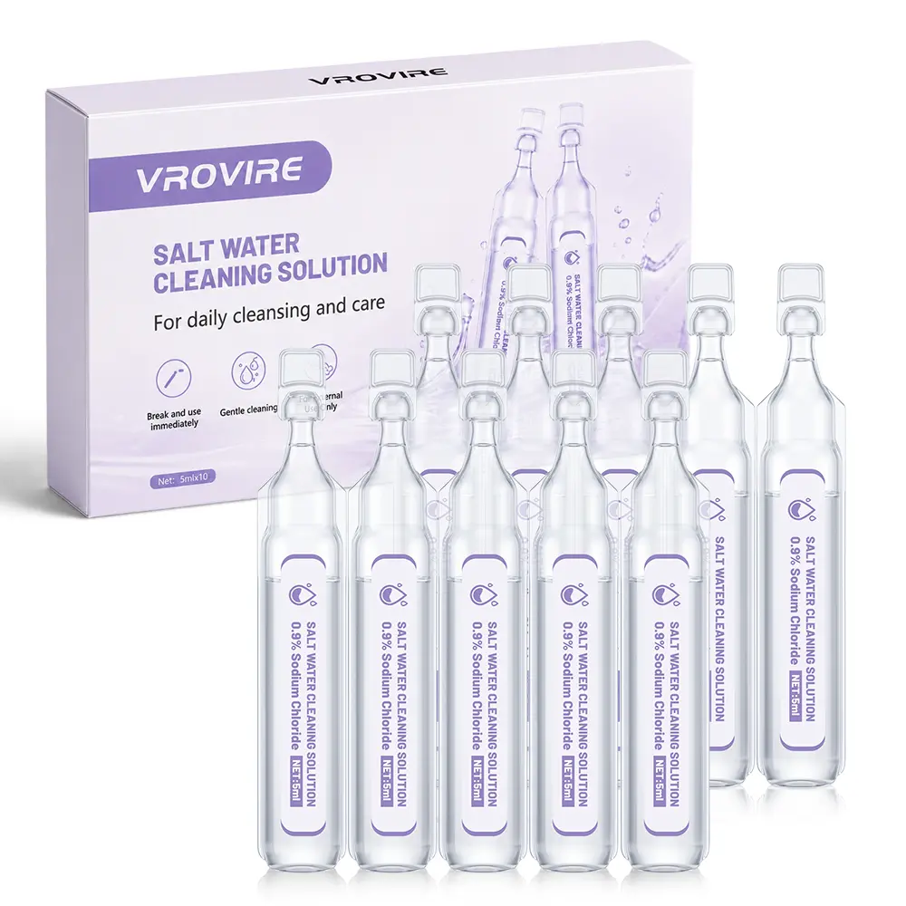5 ml sterile saline solution, 10-pack, for cleaning wounds and daily care 5 ml sterile saline solution, 10-pack, for cleaning wounds and daily care