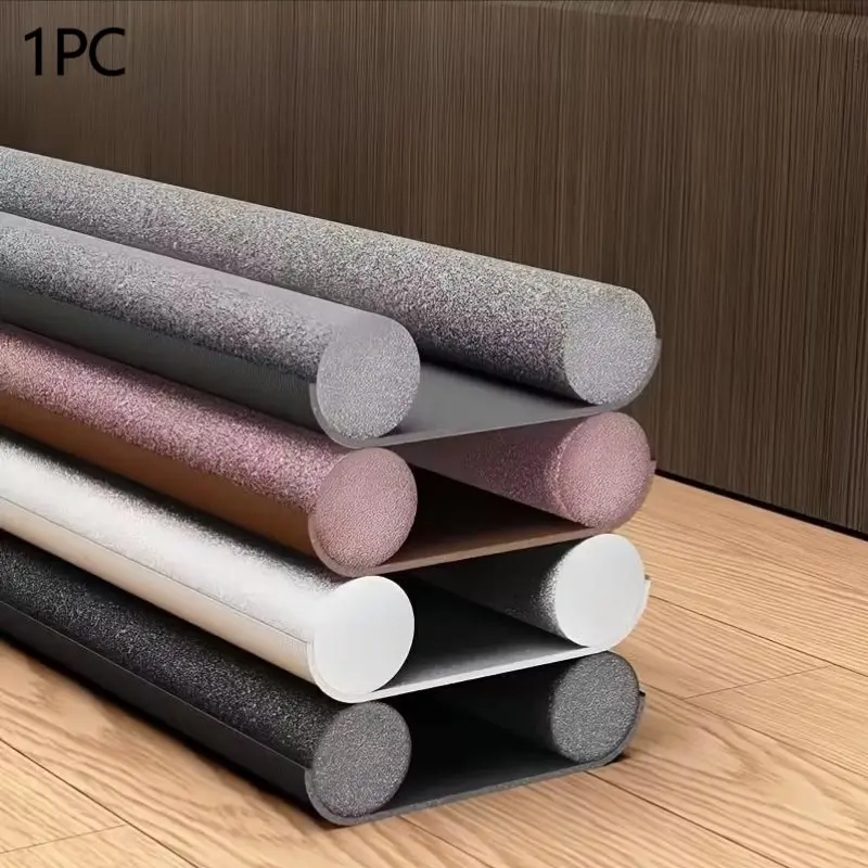 Soundproof Door Seal Strip for Windproof and Noise Reduction, Easy Installation for Door Gaps, Thickened Seal Material for Home and Office