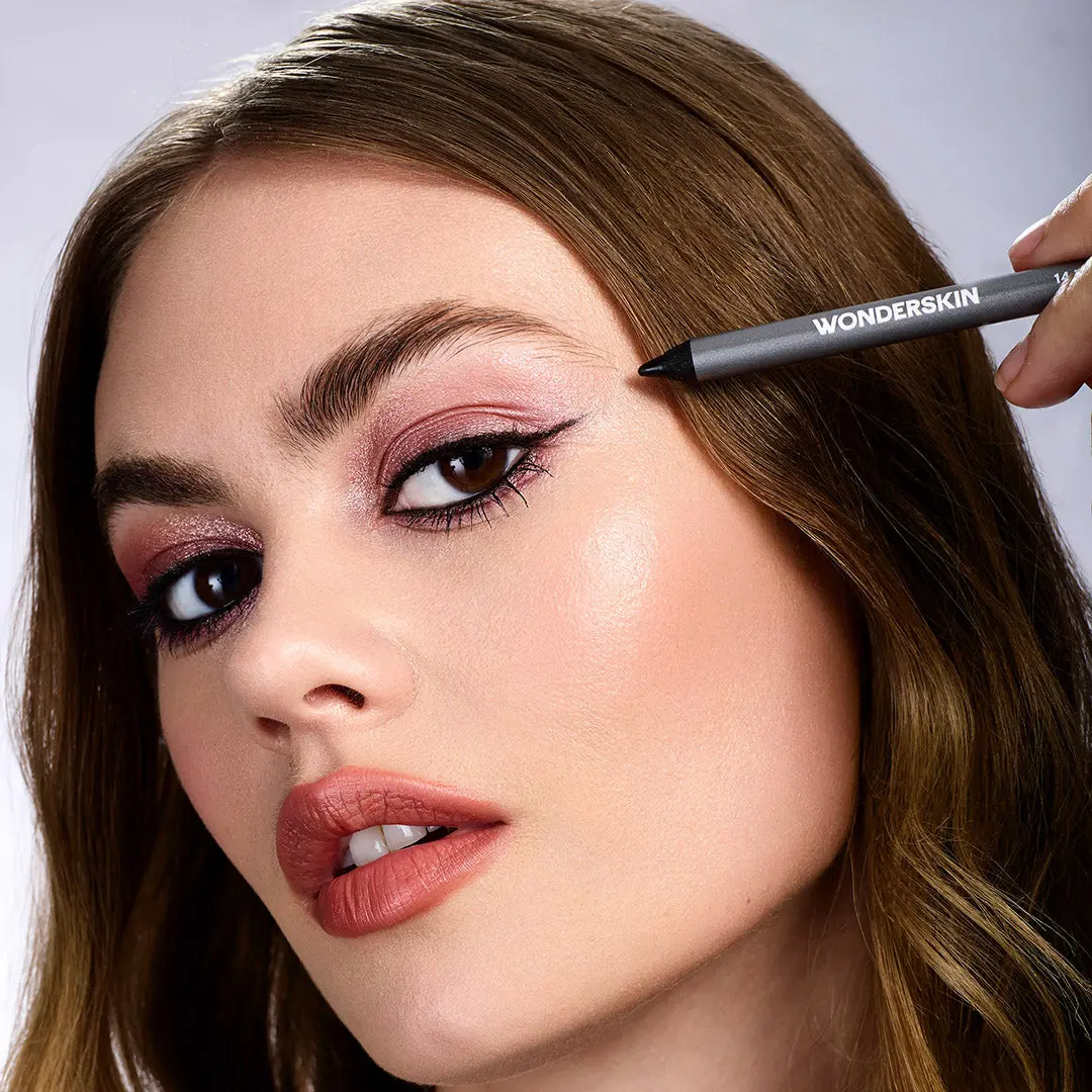 Wonderskin 1440 Longwear Eyeliner - Lightweight Waterproof Vegan Cruelty-Free 24 Hour TruGlide Technology Ultra-Creamy Soft-Glide Application