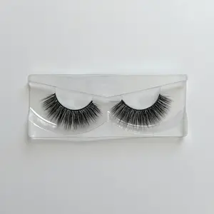 Labo Glam Main Character 25mm Fluffy Faux Mink Lashes | Soft Glam Volume Strip Lashes Reusable