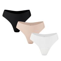 3PCS Set Black+Nude+White