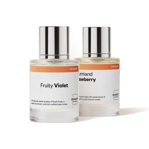 Strawberry Jam Bundle, Dossier, Women Perfume Bundle, 2x50ml, Gourmand Strawberry, Fruity Violet