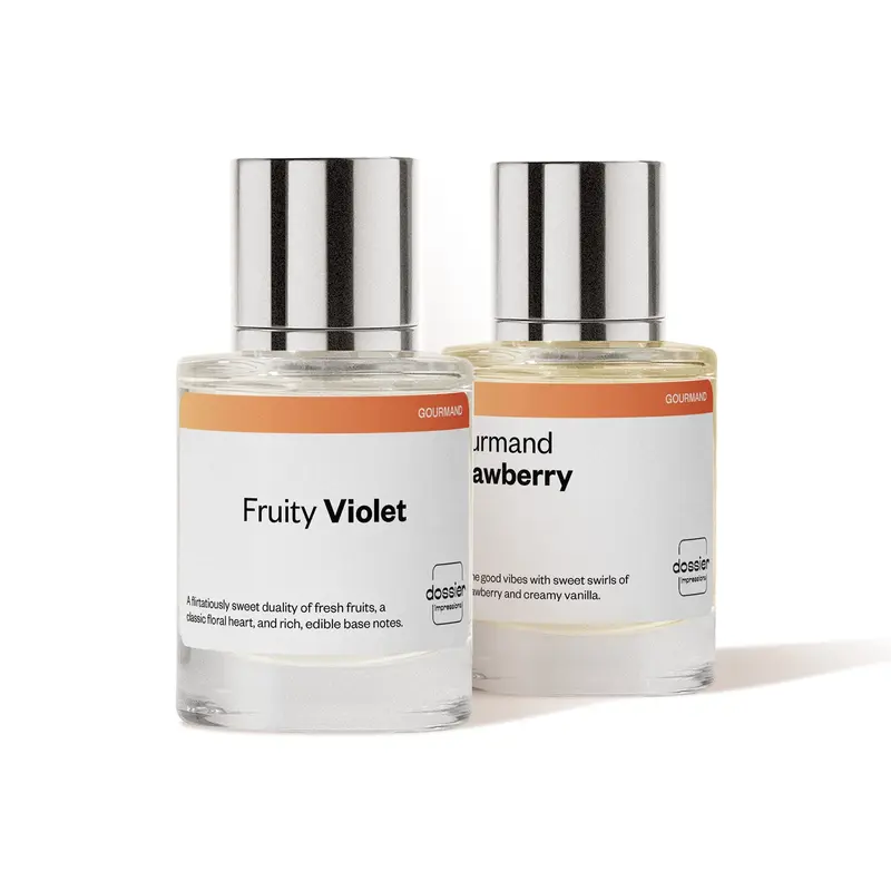 Strawberry Jam Bundle, Dossier, Women Perfume Bundle, 2x50ml, Gourmand Strawberry, Fruity Violet