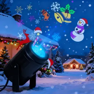 16-Pattern Christmas Projector Lights Projector,Led Lights Projector Waterproof for Christmas Decorations,Add Christmas Atmosphere,Christmas Surprise Gift