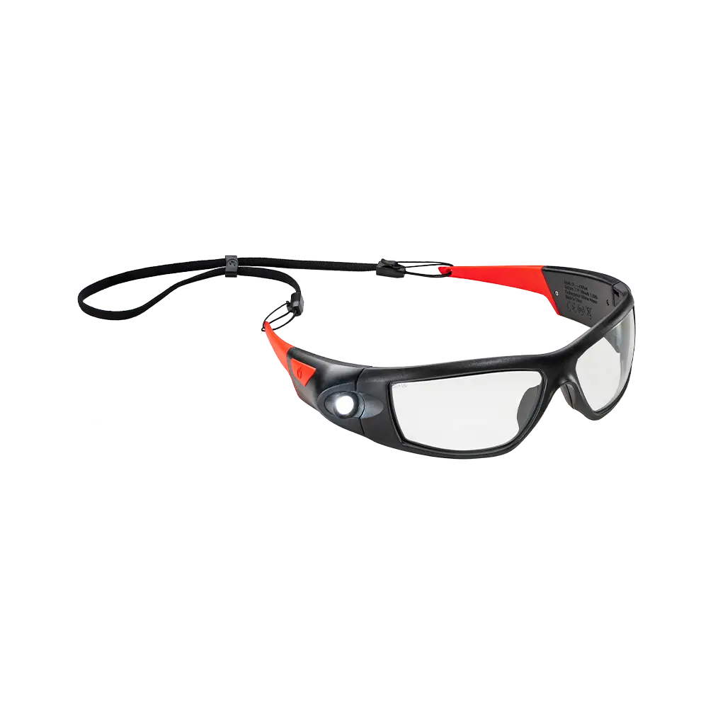 SPG500 170 Lumen Lighted Rechargeable LED Safety Glasses SPG500 170 Lumen Lighted Rechargeable LED Safety Glasses