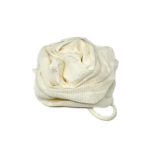 Rose Loofah- White- Bath- Body- Self Care Accessories Shower Smooth Accessory
