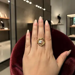 Modern sculptural ring