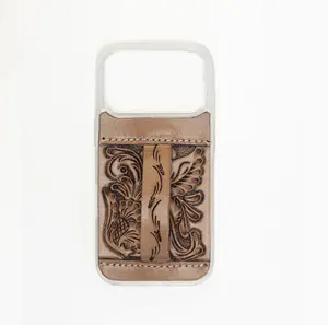 Myra [Live] Toolcrest Handtooled iPhone 17 Pro Mobile Case