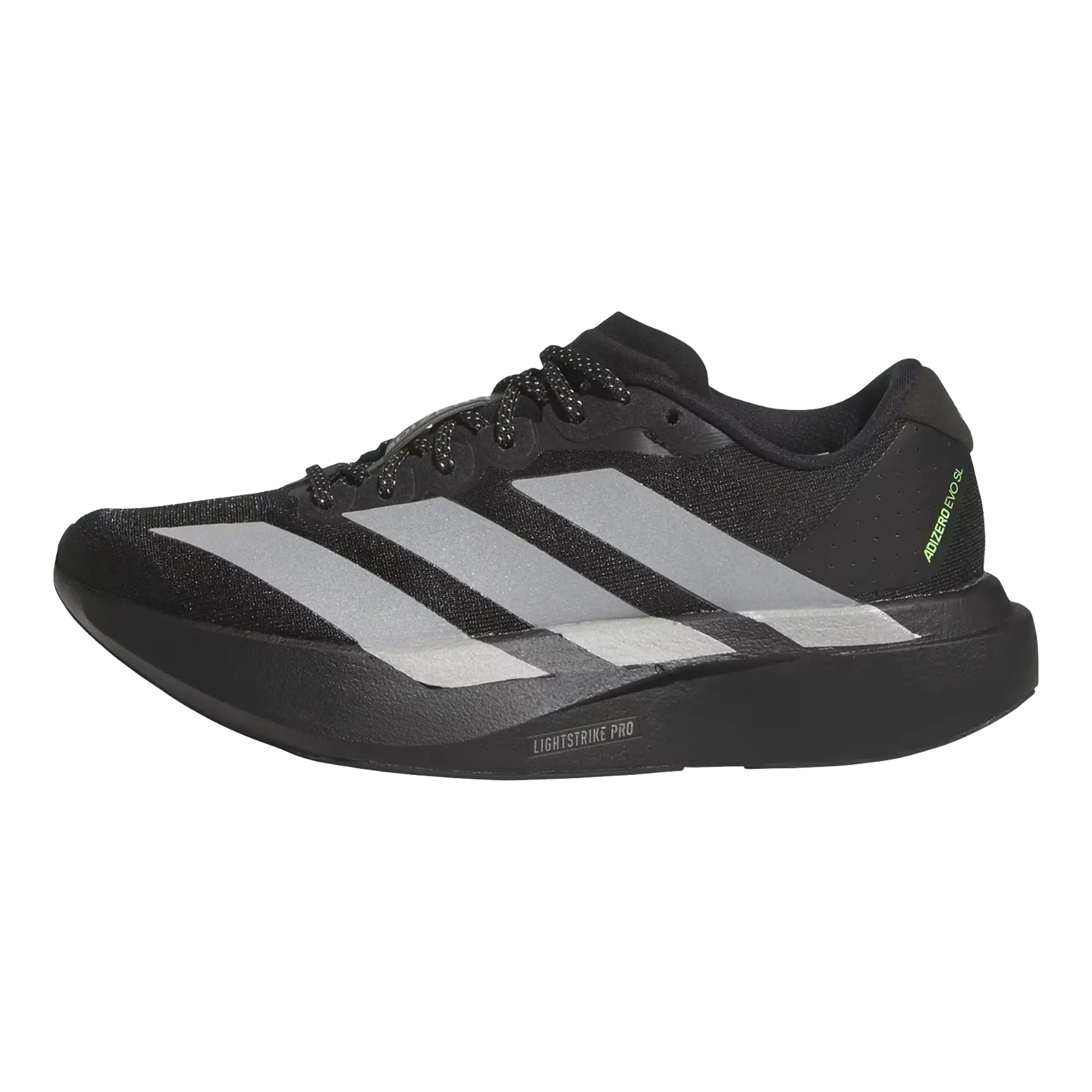 Adizero Evo SL GS "Black Silver Metallic Signal Green" KK3653