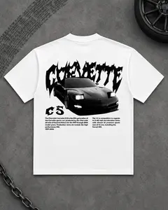 Corvette C5 T-Shirt, Retro Car Graphic Tee, Y2K Streetwear Shirt for Car Enthusiasts, Vintage Chevy Racing