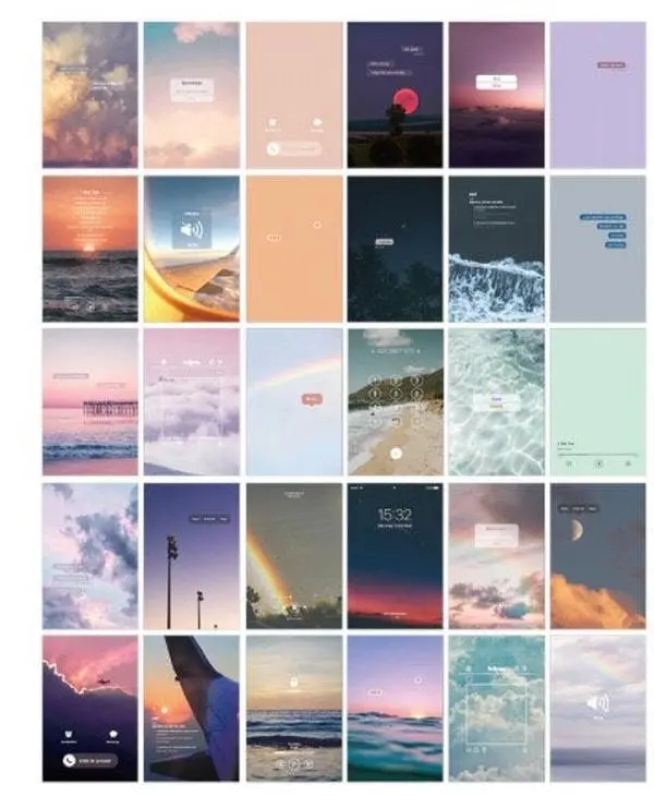 Lover's Whispers Aesthetic - LargeLOMO CARD for Scrapbooking or Collage