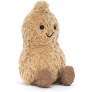 Amuseables Peanut Stuffed Toy, 6 inches - Food Plush - Fun Gift Idea
