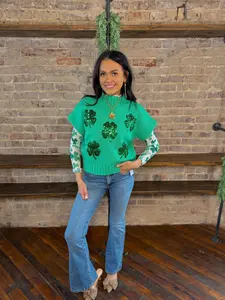 Shamrock Mesh Long Sleeve Top Shamrock Mesh Long Sleeve Top